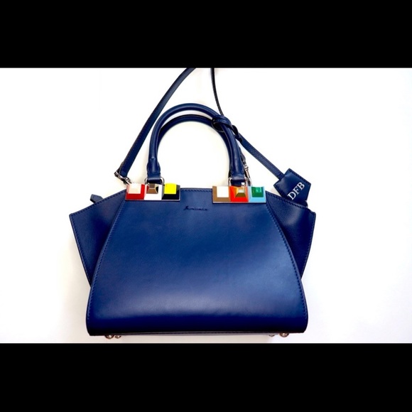 FENDI authentic 
Vitello Studded Mini 3Jours Tote - Picture 3 of 8